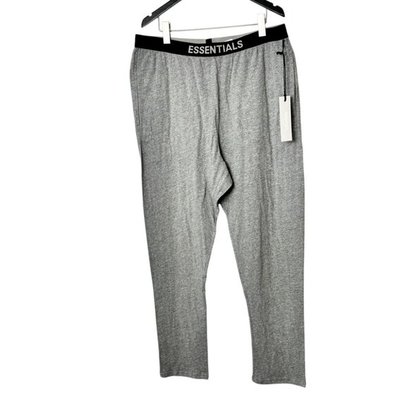 NWT Fear of God ESSENTIALS Grey Jersey Lounge Pants Size XXL - Picture 2 of 8